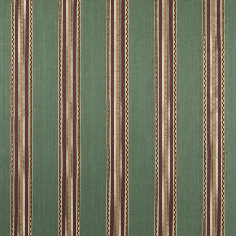 Ткань Morris & Co — Pimlico Stripe — Teal/Mulberry — 237690