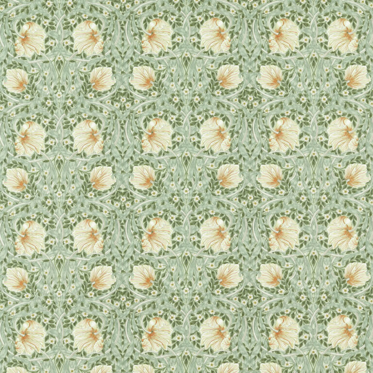 Ткань Morris & Co — Pimpernel — Bayleaf/Manilla — 226899