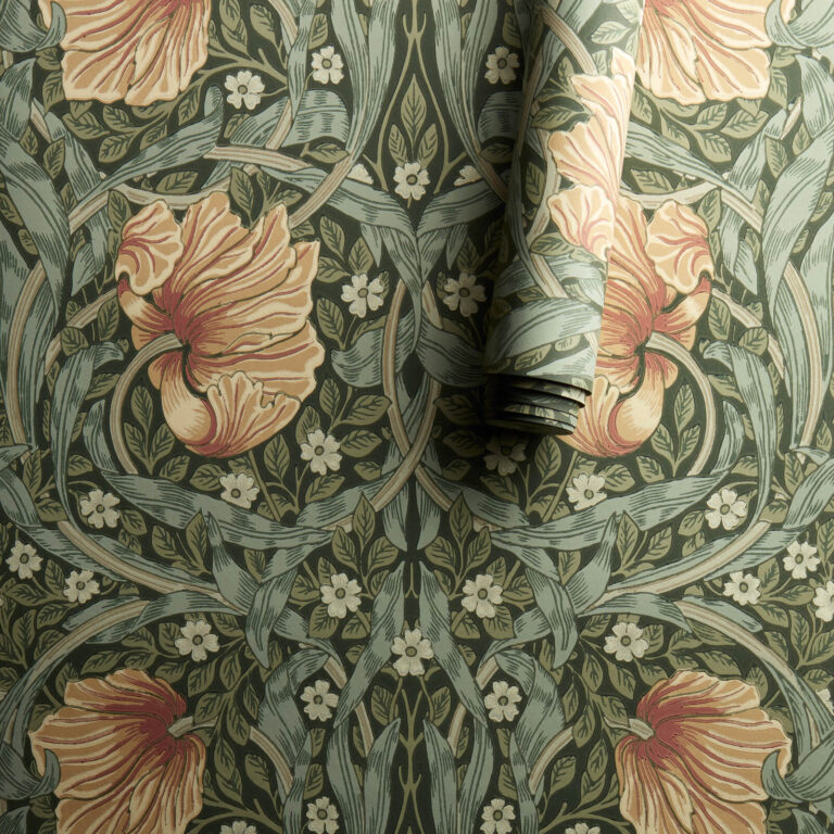 Обои Morris & Co — Pimpernel — Bayleaf/Manilla — 210388