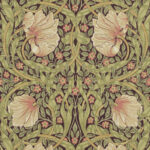Обои Morris & Co — Pimpernel — Bullrush/Russet — 210387