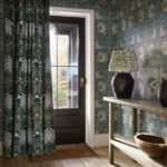 Обои Morris & Co — Pimpernel — Cobalt/Mineral — 217365