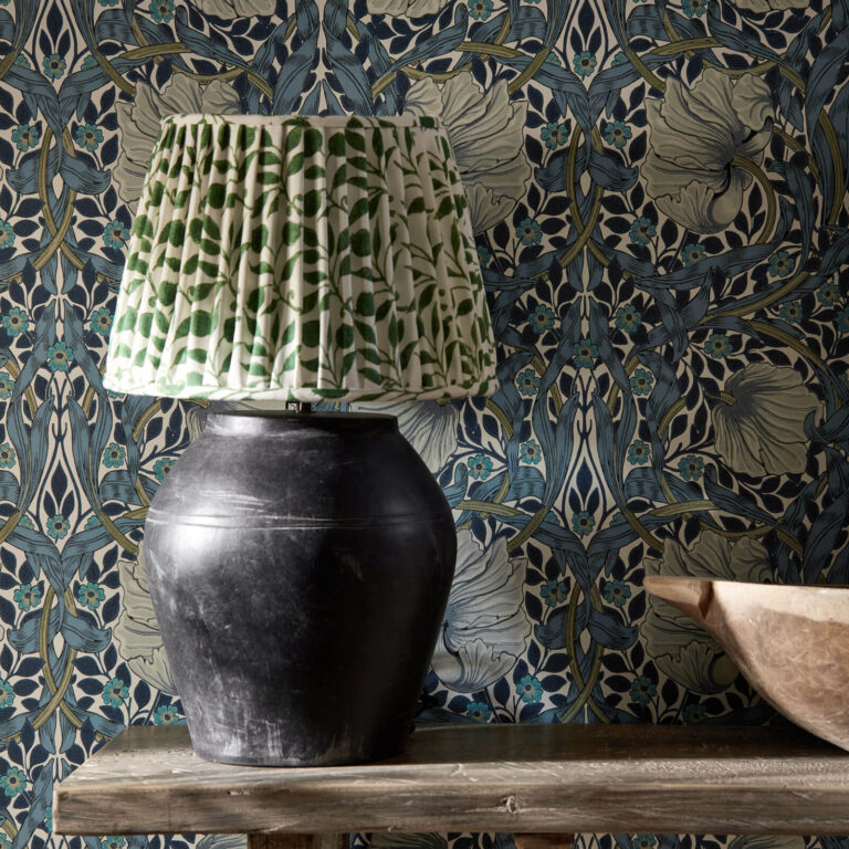 Обои Morris & Co — Pimpernel — Cobalt/Mineral — 217365