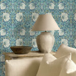 Обои Morris & Co — Pimpernel — Cobalt/Mineral — 217365