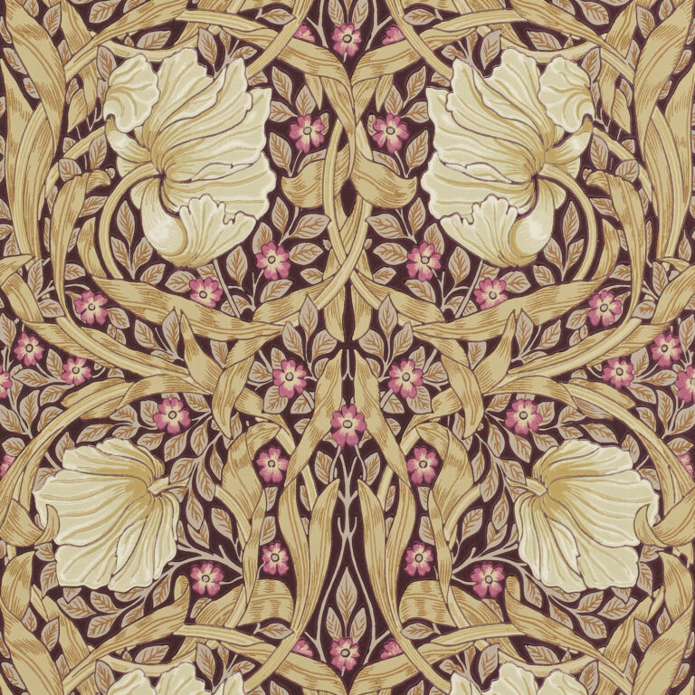 Обои Morris & Co — Pimpernel — Fig/Sisal — 210390