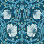 Обои Morris & Co — Pimpernel — Midnight/Opal — 217331