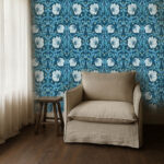 Обои Morris & Co — Pimpernel — Midnight/Opal — 217331