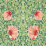 Обои Morris & Co — Pimpernel — Shamrock/Watermelon — 217332