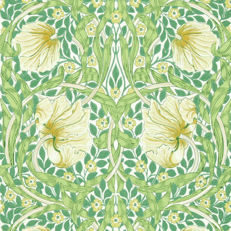 Обои Morris & Co — Pimpernel — Weld/Leaf Green — 217063