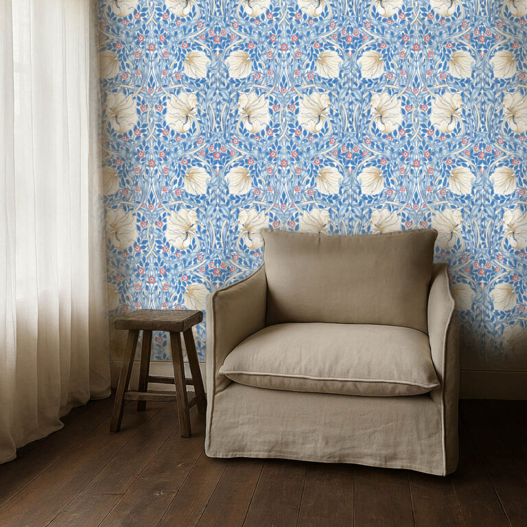 Обои Morris & Co — Pimpernel — Woad — 217062