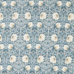 Ткань Morris & Co — Pimpernel Wide Width — Light Blue/Coral — 227281