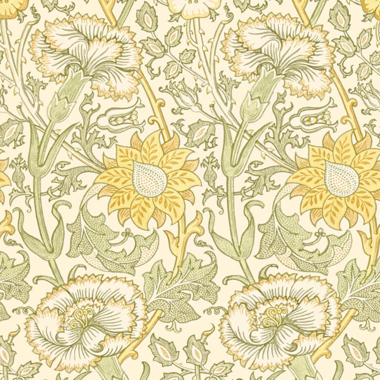 Обои Morris & Co — Pink & Rose — Cowslip/Fennel — 212569