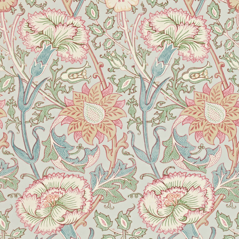 Обои Morris & Co — Pink & Rose — Eggshell/Rose — 212568