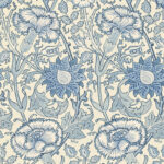 Обои Morris & Co — Pink & Rose — Indigo — 212567