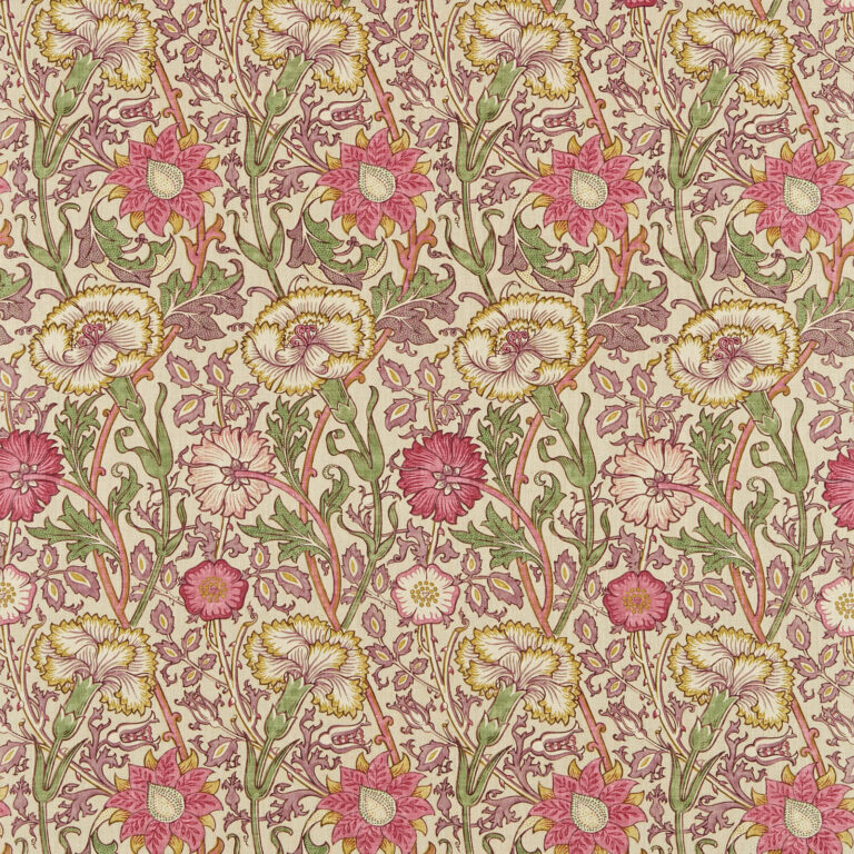 Ткань Morris & Co — Pink & Rose — Manilla/Wine — 222529