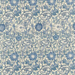 Ткань Morris & Co — Pink & Rose — Vellum/Indigo — 222531