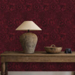 Обои Morris & Co — Poppy — Claret — 216956