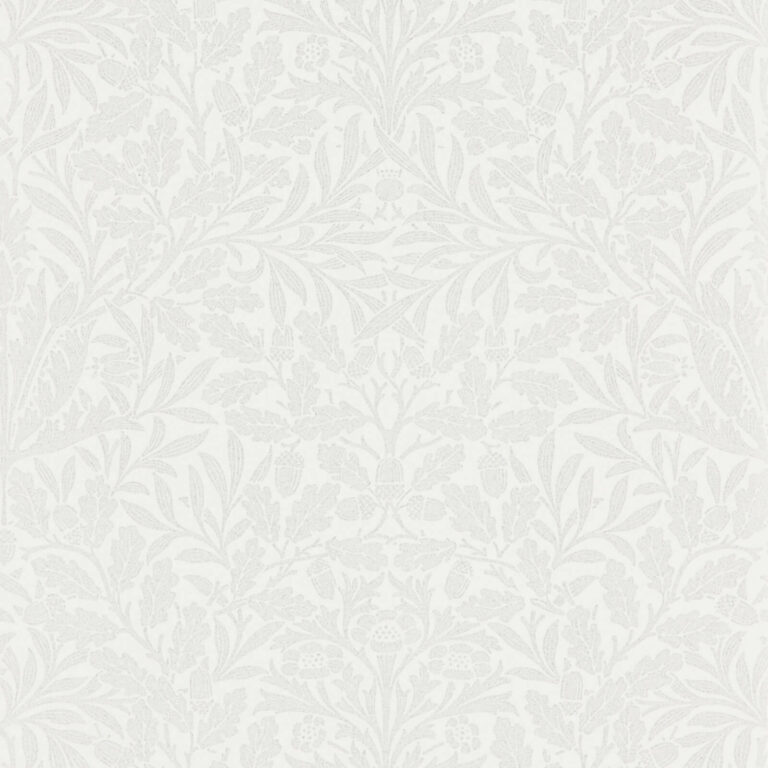 Обои Morris & Co — Pure Acorn — Chalk/Silver — 216043