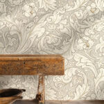 Обои Morris & Co — Pure Bachelors Button — Stone/Linen — 216050