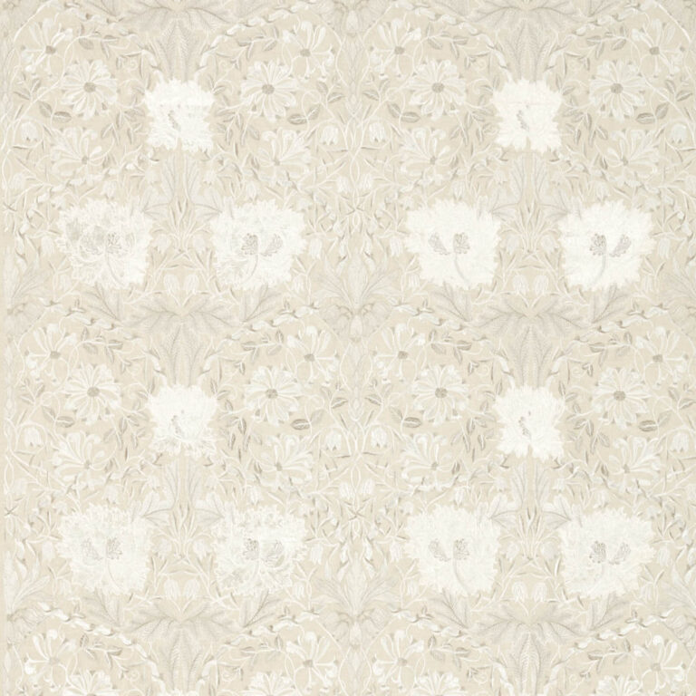Ткань Morris & Co — Pure Honeysuckle & Tulip Embroidery — Linen — 236633