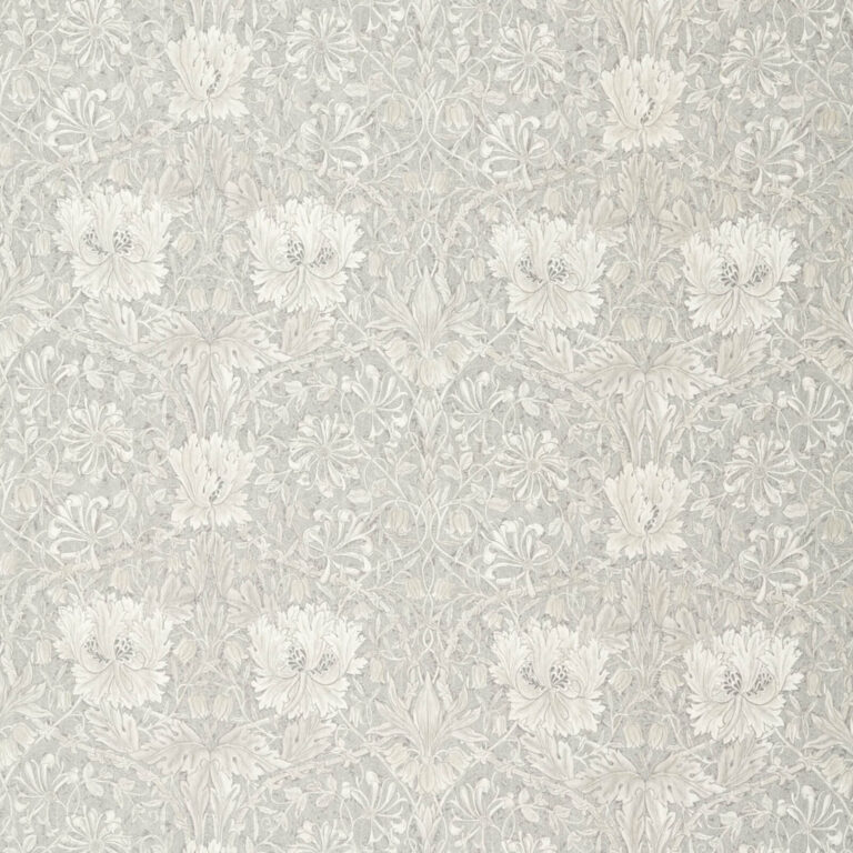 Ткань Morris & Co — Pure Honeysuckle & Tulip — Light Grey Blue — 226481