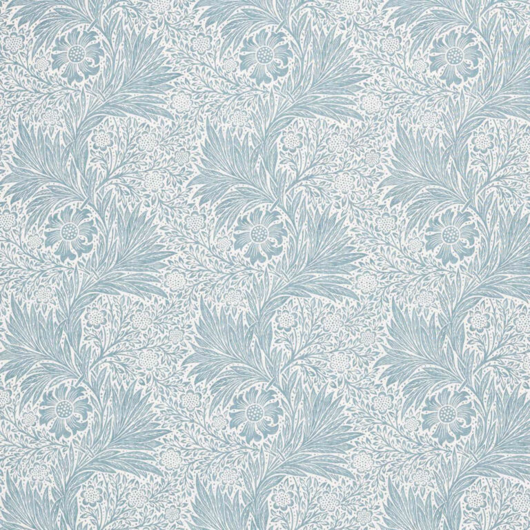 Тюль Morris & Co — Pure Marigold Sheer Wide Width — Soft Blue — 227295
