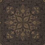 Обои Morris & Co — Pure Net Ceiling — Charcoal/Gold — 216036