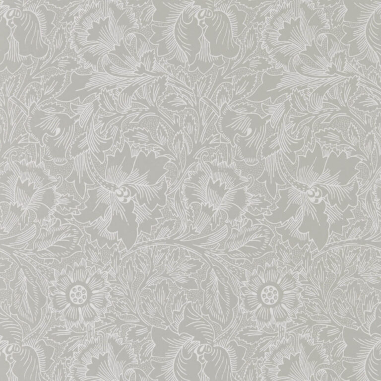 Обои Morris & Co — Pure Poppy — Dove/Chalk — 216032