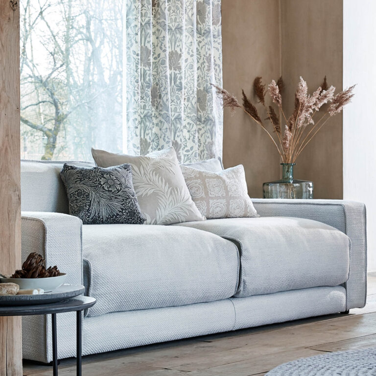 Ткань Morris & Co — Pure Scroll Embroidery — Lightish Grey — 236614