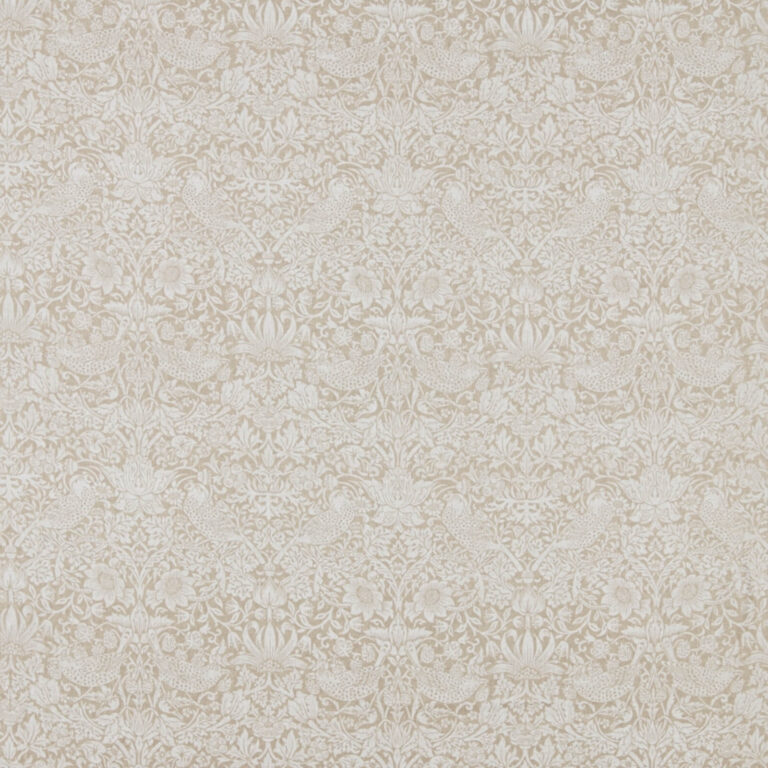 Ткань Morris & Co — Pure Strawberry Thief — Flax — 226061