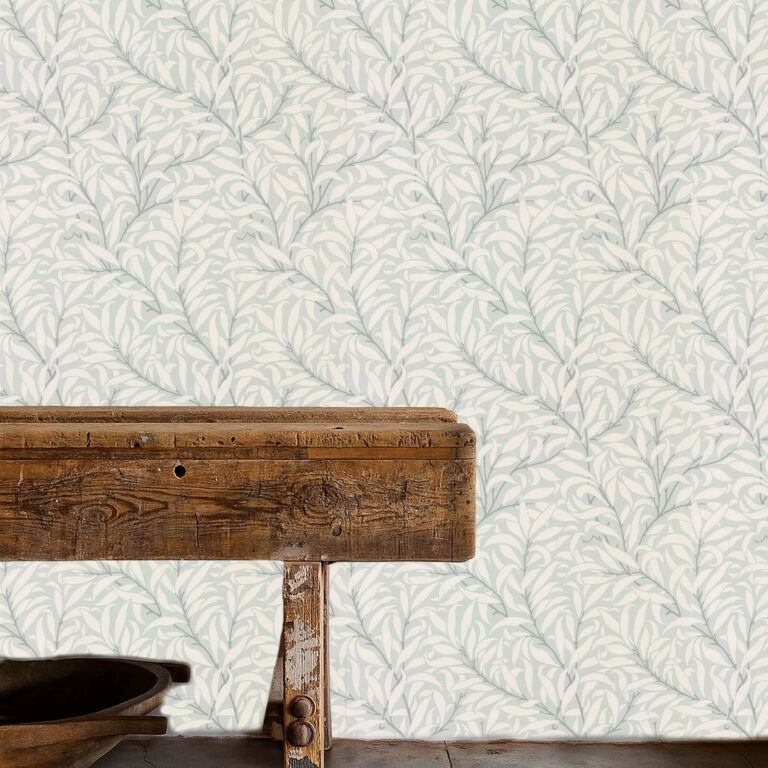 Обои Morris & Co — Pure Willow Boughs — Eggshell/Chalk — 216024