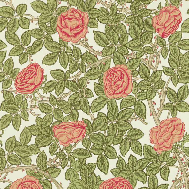 Обои Morris & Co — Rambling Rose — Twining Vine — 217207