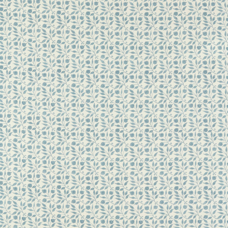 Ткань Morris & Co — Rosehip Outdoor — Mineral Blue — 227108