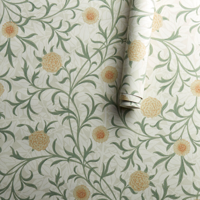 Обои Morris & Co — Scroll — Thyme/Pear — 210365