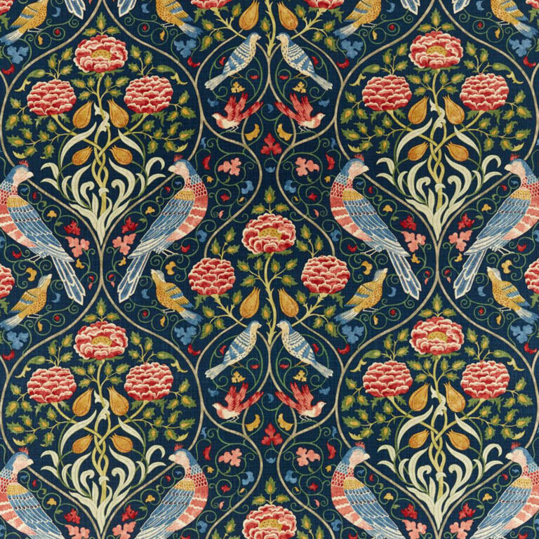 Ткань Morris & Co — Seasons By May — Indigo — 226591