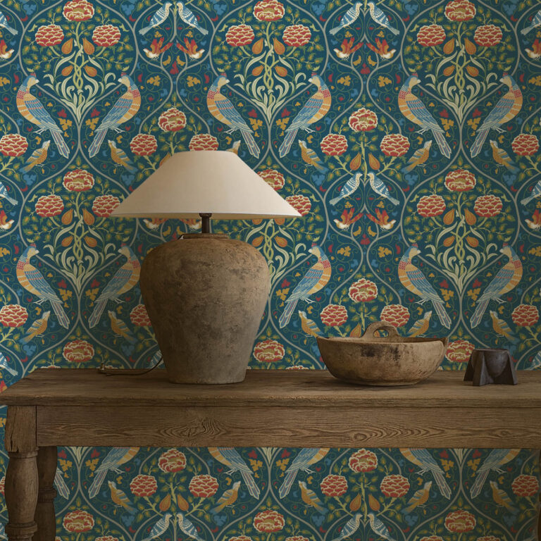 Обои Morris & Co — Seasons By May — Indigo — 216686