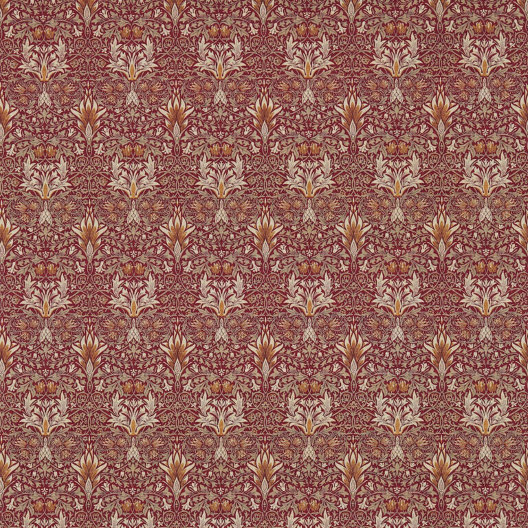 Ткань Morris & Co — Snakeshead — Claret/Gold — 224467