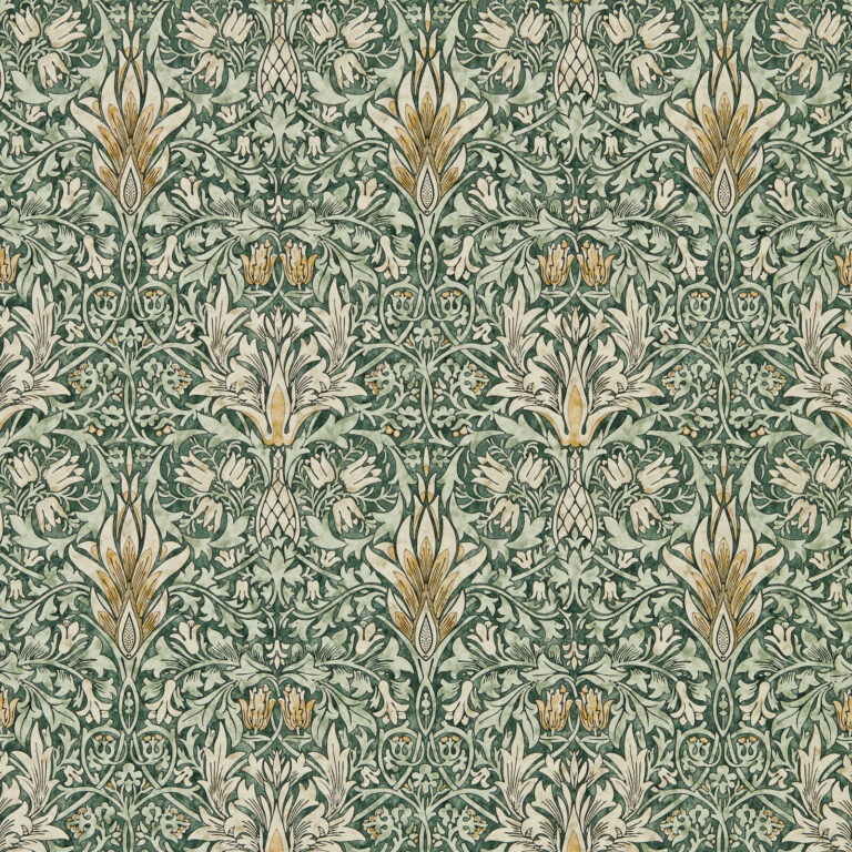 Обои Morris & Co — Snakeshead — Forest/Thyme — 216427