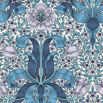 Обои Morris & Co — Spring Thicket — Indigo/Lilac — 217338