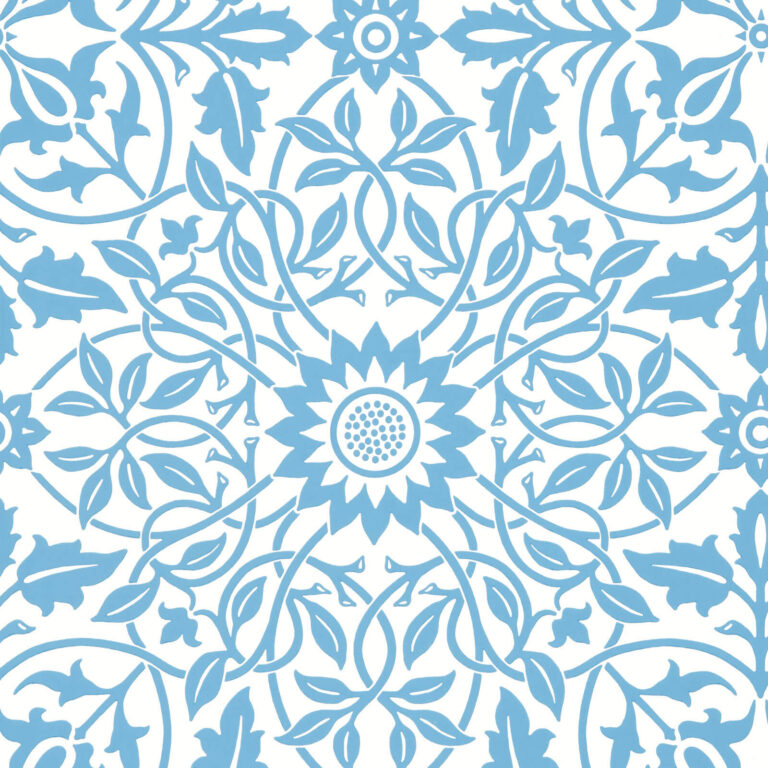 Обои Morris & Co — St James Ceiling — China Blue — 217079