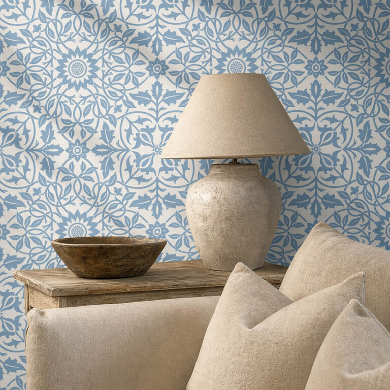 Обои Morris & Co — St James Ceiling — China Blue — 217079
