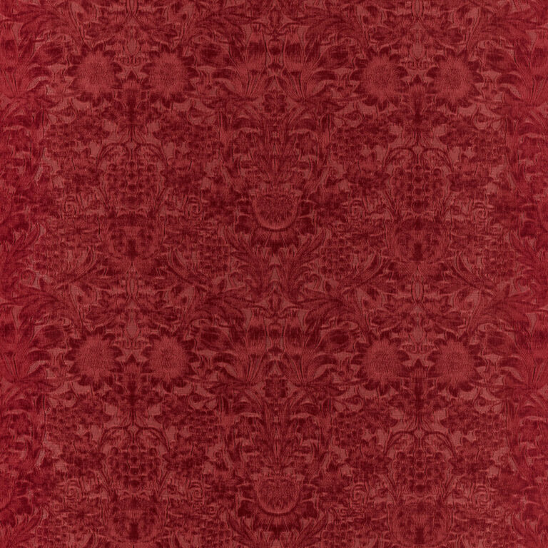 Ткань Morris & Co — Sunflower Caffoy Velvet — Barbed Berry — 237284