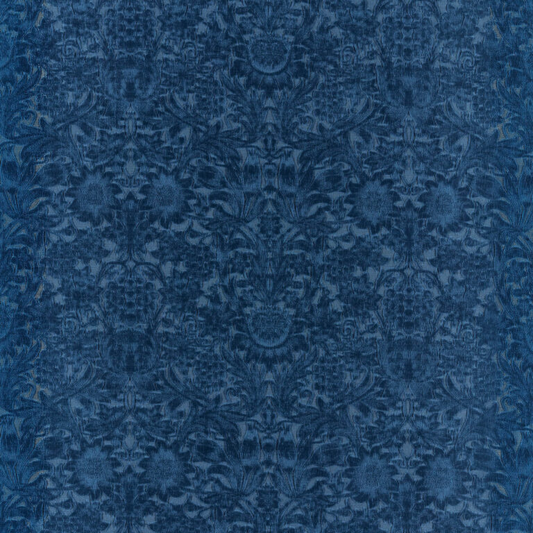 Ткань Morris & Co — Sunflower Caffoy Velvet — Inky Fingers — 237282
