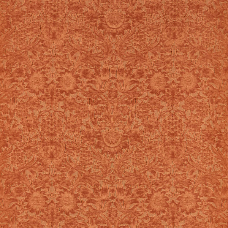 Ткань Morris & Co — Sunflower Caffoy Velvet — Redhouse — 237281