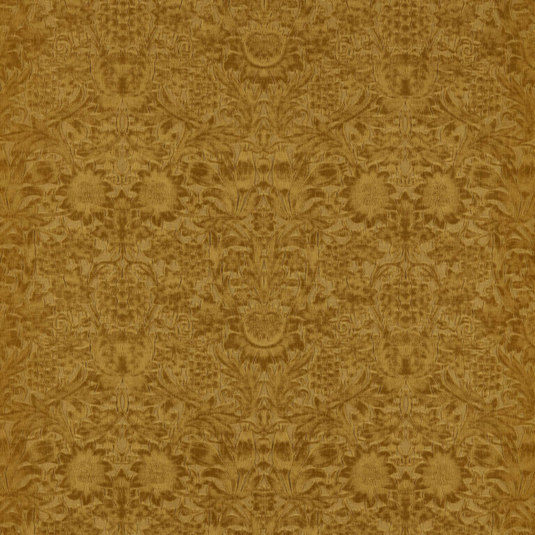 Ткань Morris & Co — Sunflower Caffoy Velvet — Sussex Rush — 237280