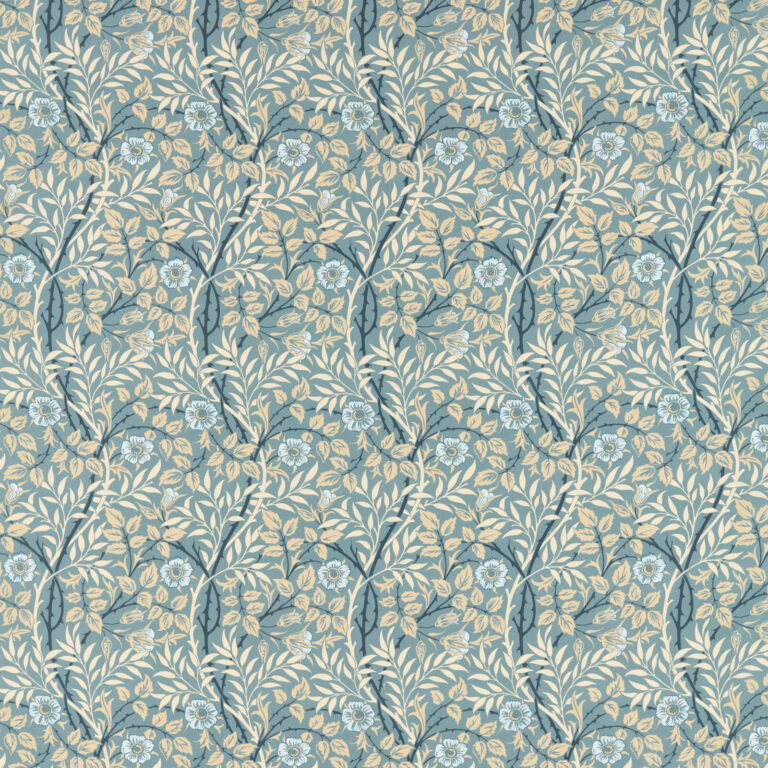 Ткань Morris & Co — Sweet Briar — Mineral/Linen — 227241