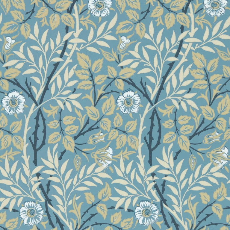 Обои Morris & Co — Sweet Briar — Mineral/Linen — 217369