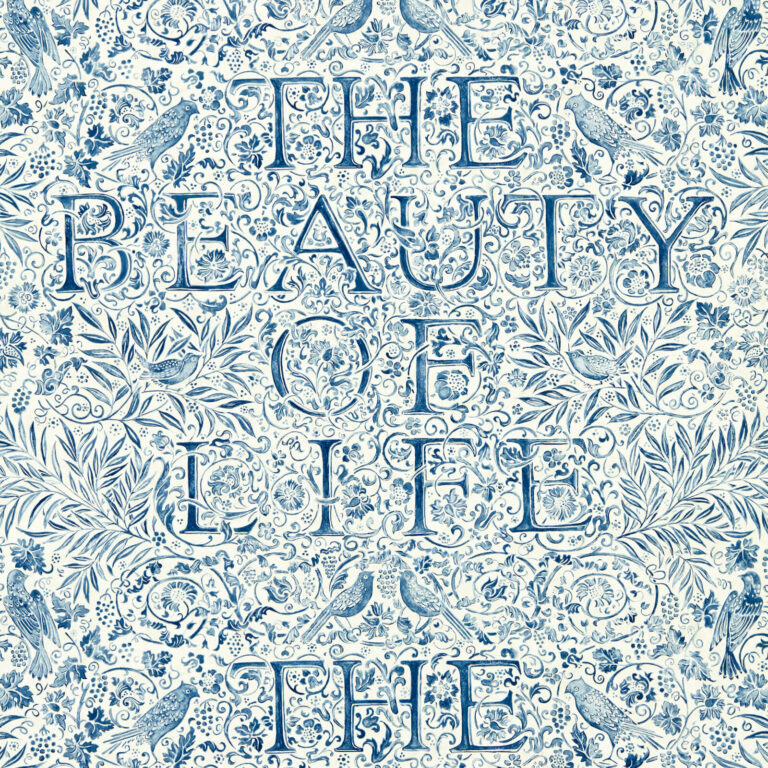 Обои Morris & Co — The Beauty of Life — Indigo — 217190