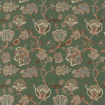 Ткань Morris & Co — Theodosia Embroidery — Bottle Green — 236821