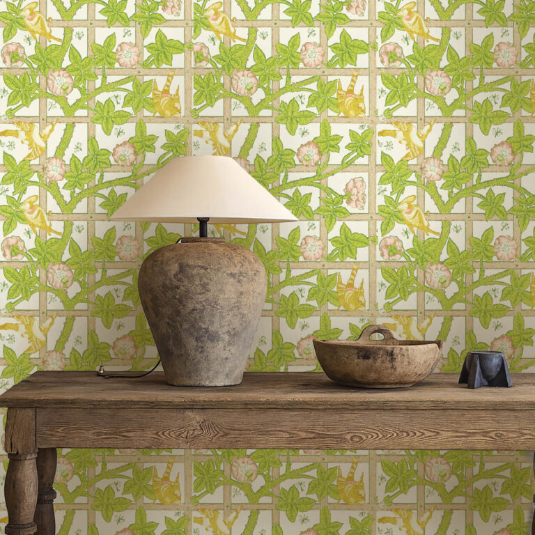 Обои Morris & Co — Trellis — Summer Yellow — 217104