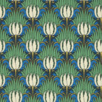 Обои Morris & Co — Tulip & Bird — Goblin Green/Raven — 510016